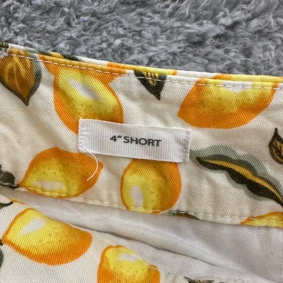 Loft Women's Size 2 High Rise Shorts Lemon Design Summer Fun - Picture 6 of 7